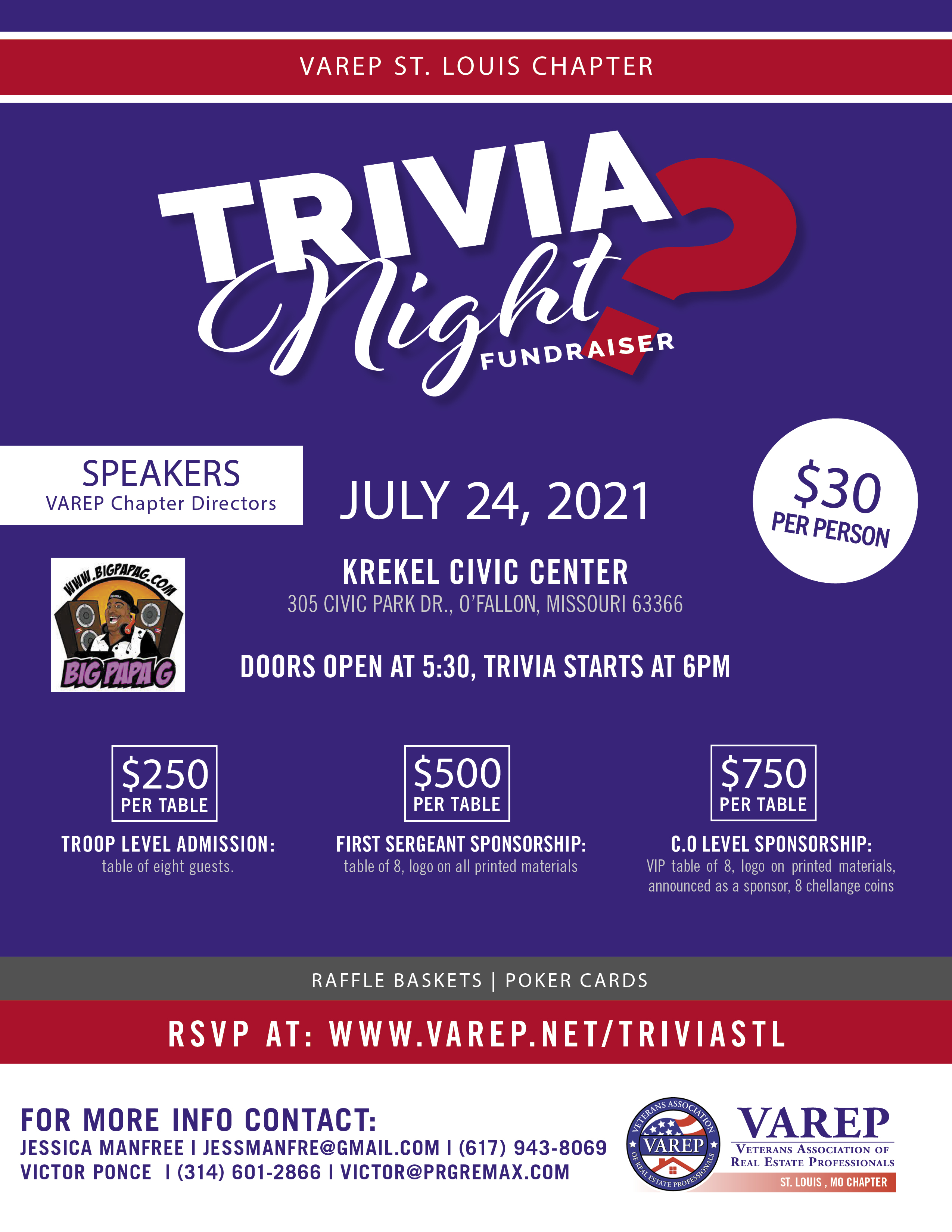 St Louis Trivia Night VAREP